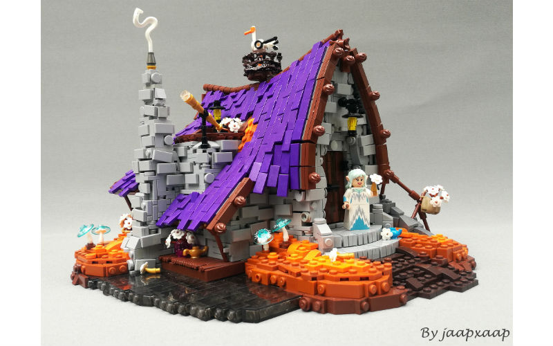 white lotos priest lego moc